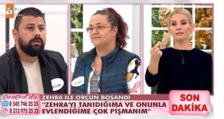 Esra Erol कार्यक्रम Orçun Bey और Zehra Hanım 