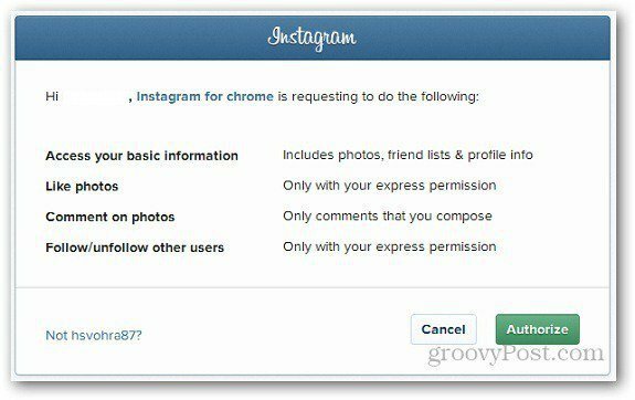 Chrome के लिए Instagram उपयोगकर्ताओं को अपने ब्राउज़र में Instagram ब्राउज़ करने की अनुमति देता है