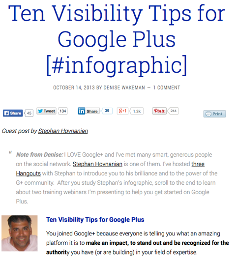 गूगल प्लस के लिए 10 दृश्यता युक्तियाँ