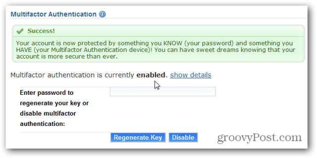 दो कारक प्रमाणीकरण Dreamhost सक्षम करें