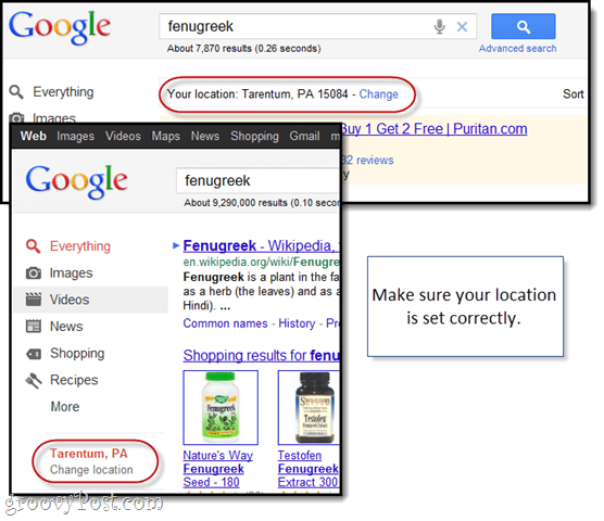 Google शॉपिंग खोज टिप