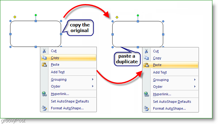 Microsoft Word 2007 मूल कॉपी करें, एक डुप्लिकेट पेस्ट करें