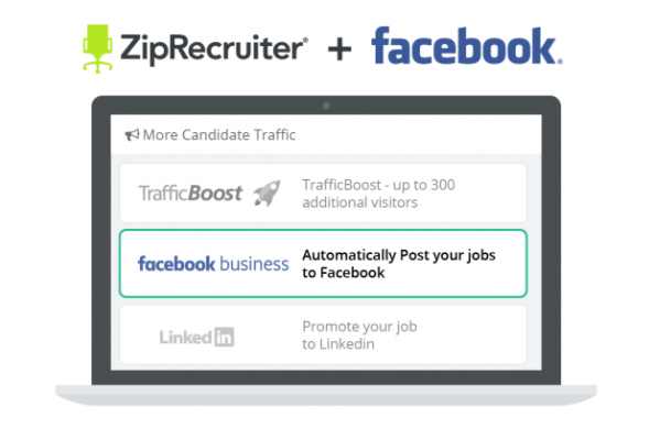 फेसबुक प्लेटफॉर्म पर नौकरियों में बुकमार्क में जिपरेक्रीटर लिस्टिंग को एकीकृत करता है।