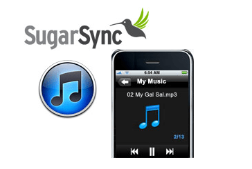 SugarSync + iTunes और iPhone