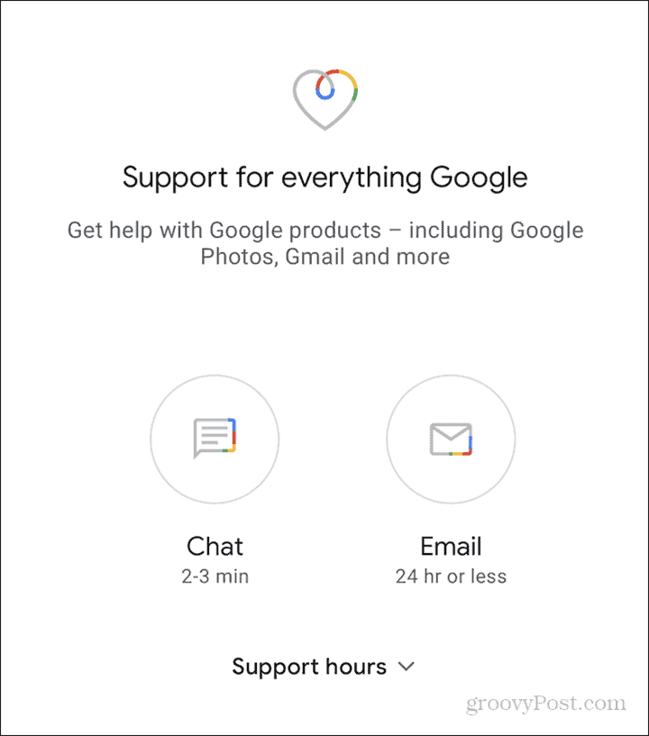 Google एक समर्थन