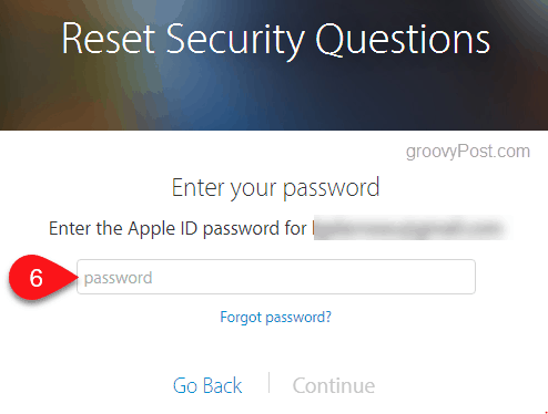 कैसे अपने Apple iCloud पासवर्ड रीसेट करने के लिए - 6