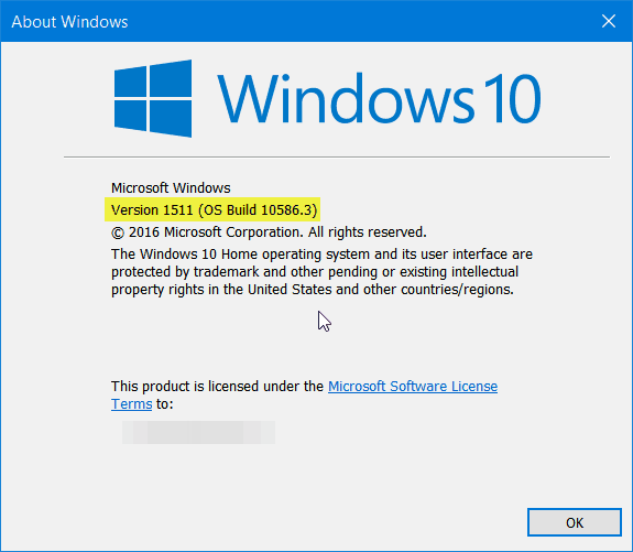 Microsoft MCT से विंडोज 10 नवंबर अपडेट खींचता है (अपडेट किया गया)