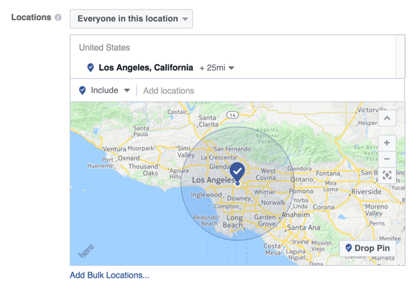 फेसबुक विज्ञापन के साथ एक विशिष्ट भौगोलिक क्षेत्र को लक्षित करें