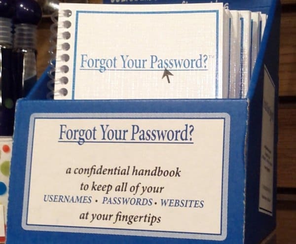क्या आप पासवर्ड भूल गए