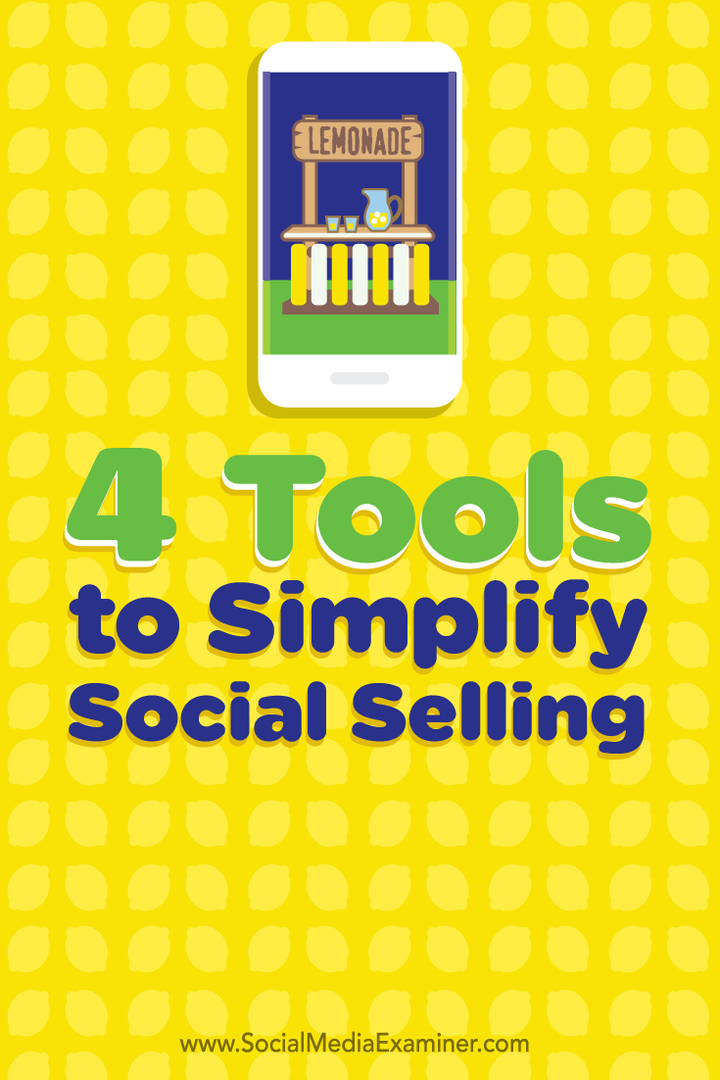 सामाजिक बिक्री को आसान बनाने के लिए चार उपकरण
