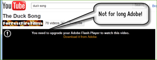 Adobe Flash Player को इंस्‍टॉल किए बिना YouTube देखें