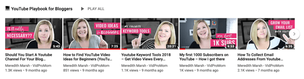 अपने YouTube चैनल को विकसित करने के लिए वीडियो श्रृंखला का उपयोग कैसे करें, एक ही विषय पर 5-वीडियो YouTube श्रृंखला का उदाहरण