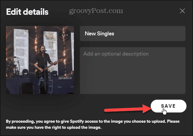 प्लेलिस्ट सत्यापित करें तस्वीर Spotify