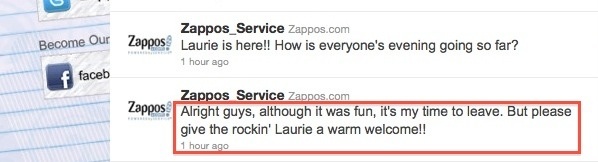 zappos ट्विटर