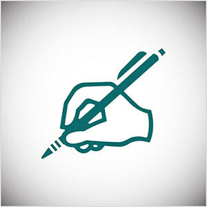 यह एक पेंसिल के साथ हाथ से लिखने की एक चैती रेखा चित्रण है। सेठ गोडिन अपने ब्लॉग पर दैनिक लेखन का अभ्यास करते हैं।