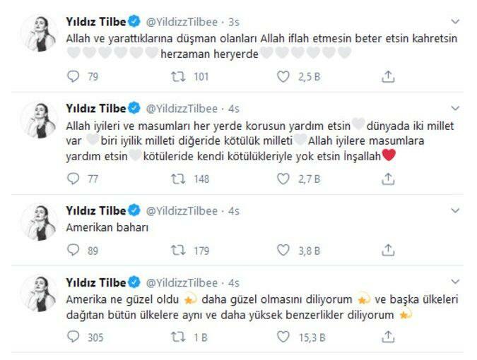 Yıldız Tilbe से USA की प्रतिक्रिया! "ईश्वर परेशान करे, लानत है"