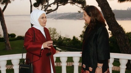 पहली महिला एर्दोआन की मुलाकात इराकी राष्ट्रपति की पत्नी सर्बाग सलीह से हुई