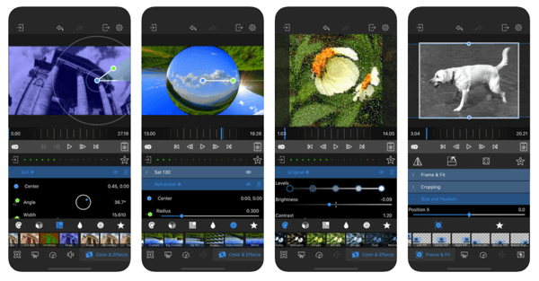 LumaFX एक वीडियो एडिटिंग ऐप है।