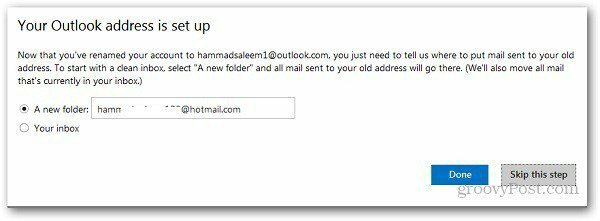 Hotmail.com को Outlook.com ईमेल का नाम कैसे बदलें
