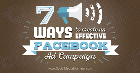 प्रभावी फेसबुक विज्ञापन अभियान बनाएँ