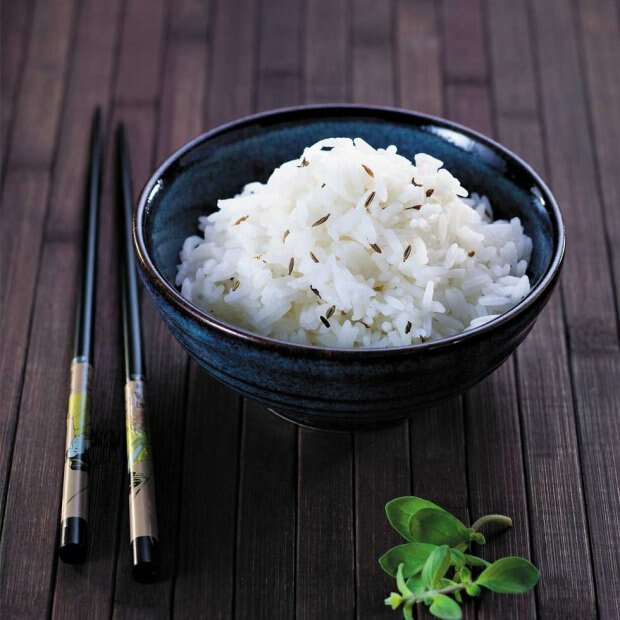 चावल को निगलने के साथ वजन कम होना