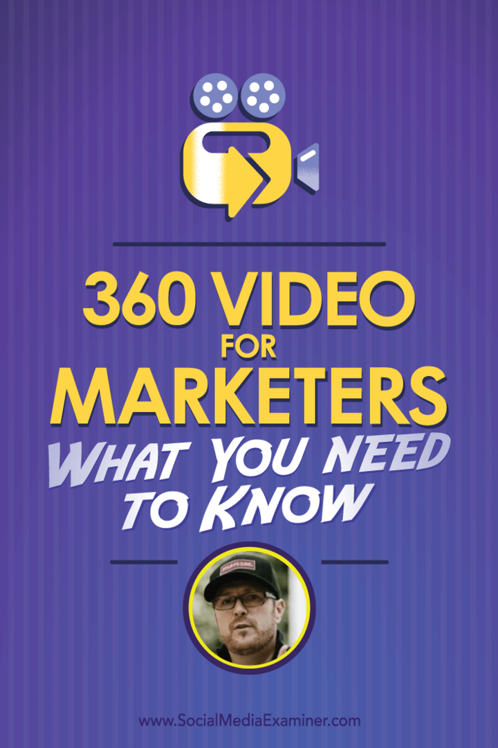 रेयान एंडरसन बेल ने माइकल स्टेल्ज़र के साथ बाज़ारवासियों के लिए 360 वीडियो के बारे में बात की और आपको क्या जानना चाहिए।
