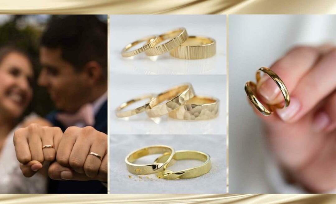 शादी की अंगूठी कैसे चुनें? 2023 सबसे खूबसूरत शादी की अंगूठी के मॉडल और कीमतें