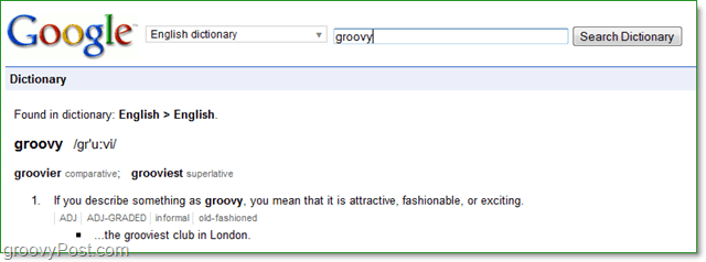 Google शब्दकोश का उपयोग करके अपने कठिन शब्दों को देखें