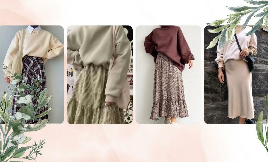 साटन स्कर्ट कैसे संयोजित करें? हिजाब स्कर्ट का संयोजन कैसे बनाएं? स्कर्ट के साथ क्या पहनें?
