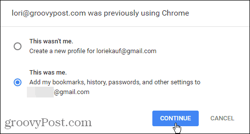 ईमेल पहले क्रोम का उपयोग कर रहा था