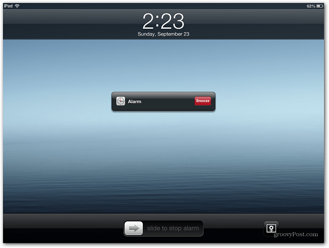 किसी भी गाने के साथ जागने के लिए iOS 6 अलार्म सेट करें