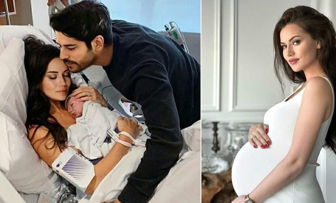 Fahriye Evcen और Burak Özçivit को पहली बार अपने दूसरे बच्चे Kerem के साथ देखा गया!