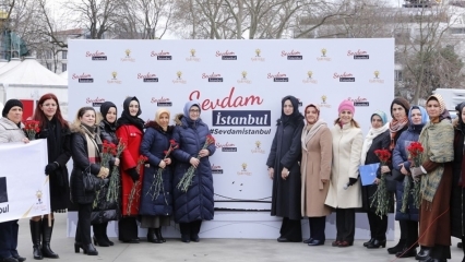एके पार्टी इस्तांबुल महिला शाखाएं सेवडैम इस्तांबुल मार्च में हैं!