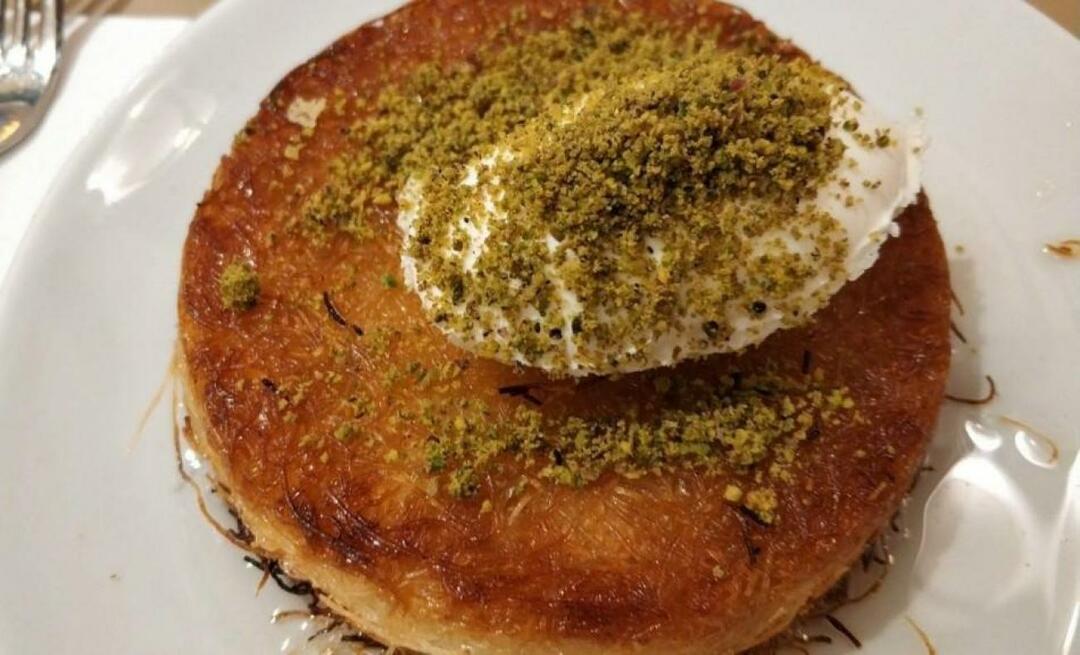 लेबनानी कुनेफे कैसे बनाएं? कुनेफे लेबनानी कुनेफ ट्रिक्स की अलग शैली