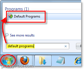 विंडोज़ 7 में डिफ़ॉल्ट प्रोग्राम का उपयोग करें