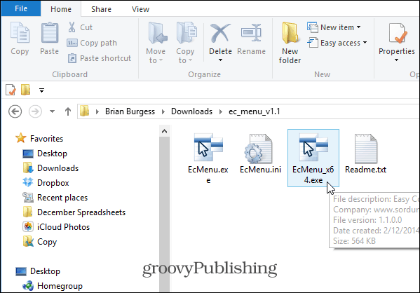 Windows राइट क्लिक प्रसंग मेनू में आइटम जोड़ें आसान तरीका