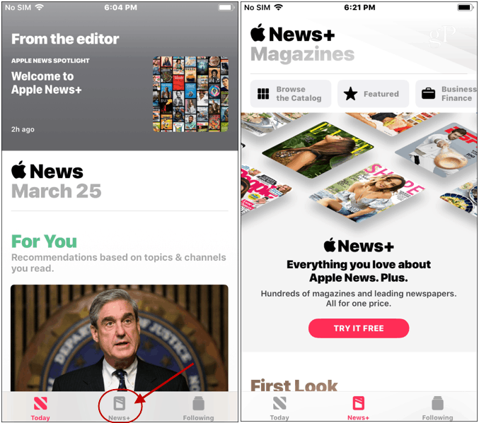 Apple समाचार + आईफोन