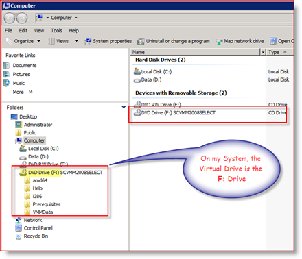 विंडोज सर्वर 2008 पर मैजिकियो वर्चुअल ड्राइव आईएसओ माउंट उदाहरण