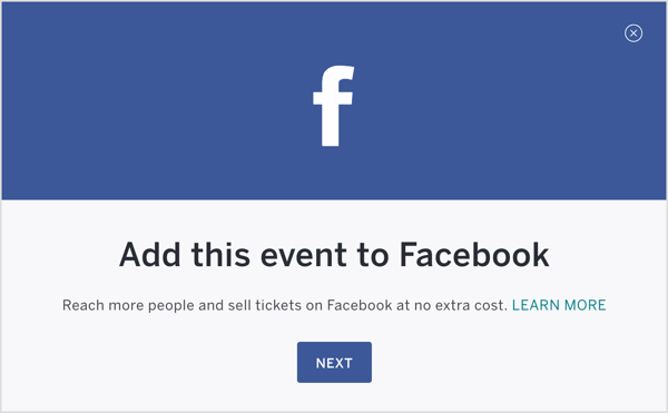 एक बार जब आपका Eventbrite इवेंट सेट हो जाता है, तो इसे प्रकाशित करें और इसे फेसबुक पर जोड़ें।