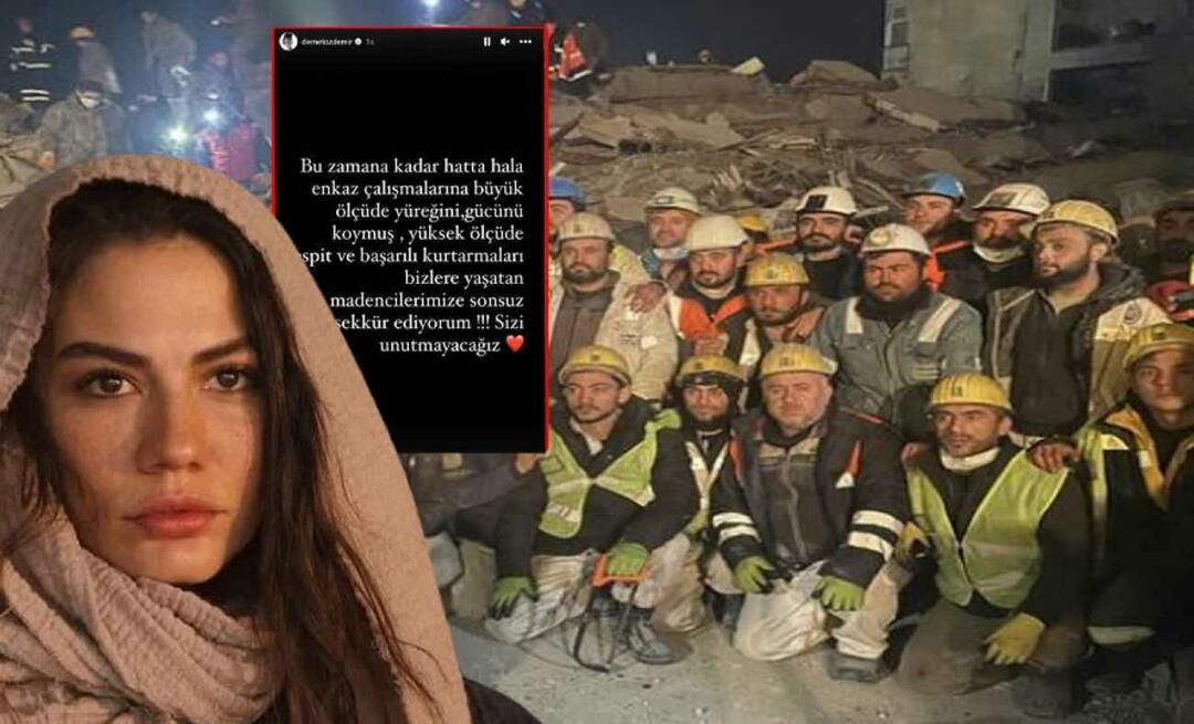 डेमेट ओज़डेमिर ने भूकंप के लिए काम करने वाले खान श्रमिकों को धन्यवाद दिया! 