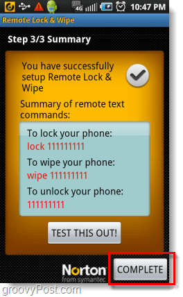 एक पाठ संदेश का उपयोग कर अपने Android फोन पोंछ