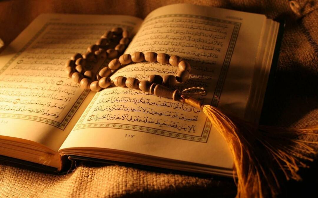 कुरान और तस्बीह