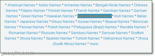 उच्चारण करने के लिए भारतीय नामों की एक सूची