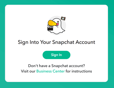 अपने Snapchat लॉगिन क्रेडेंशियल के साथ साइन इन करें।