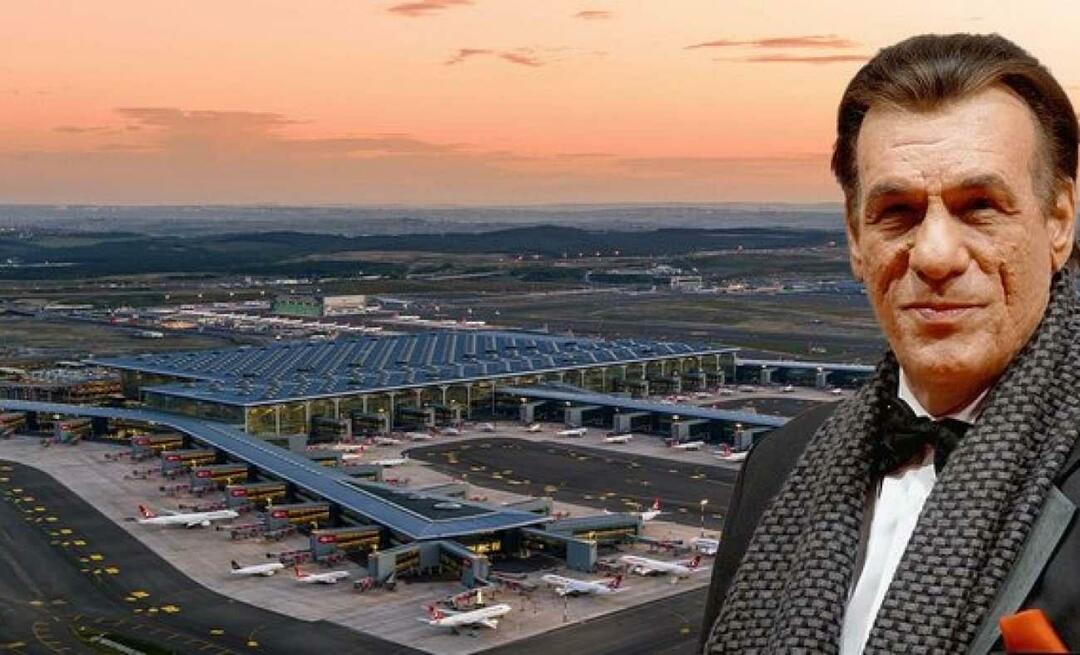 विश्व प्रसिद्ध अभिनेता रॉबर्ट डेवी ने इस्तांबुल हवाई अड्डे की प्रशंसा की!