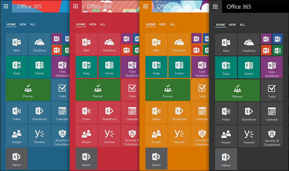 Microsoft अद्यतन Office 365 App लॉन्चर