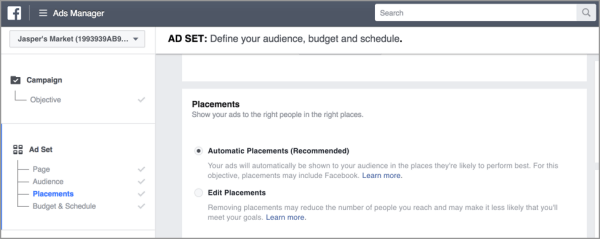 मार्केटर्स अब फेसबुक और इंस्टाग्राम दोनों प्लेसमेंट पर लीड विज्ञापन चला सकते हैं।