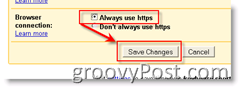 सभी GMAIL पृष्ठों के लिए SSL कैसे सक्षम करें:: groovyPost.com