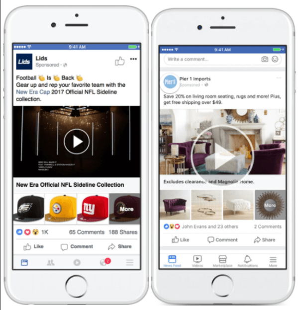 फेसबुक उत्पादों को प्रदर्शित करने के लिए अधिक लचीलेपन के लिए संग्रह विज्ञापनों को अपडेट करता है।