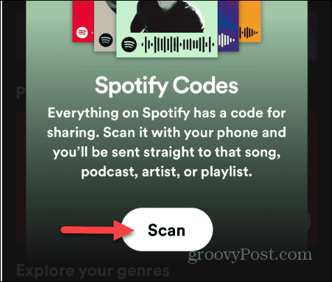 Spotify कोड बनाएं और स्कैन करें